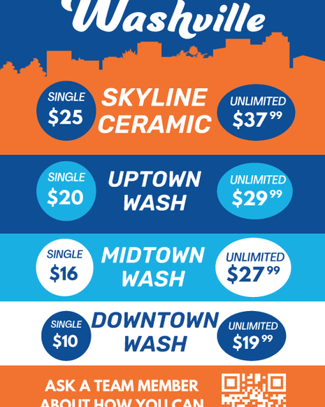 Windmaster Insert - Menu with QR code